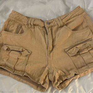 SHEIN Beige Women's Cargo Shorts